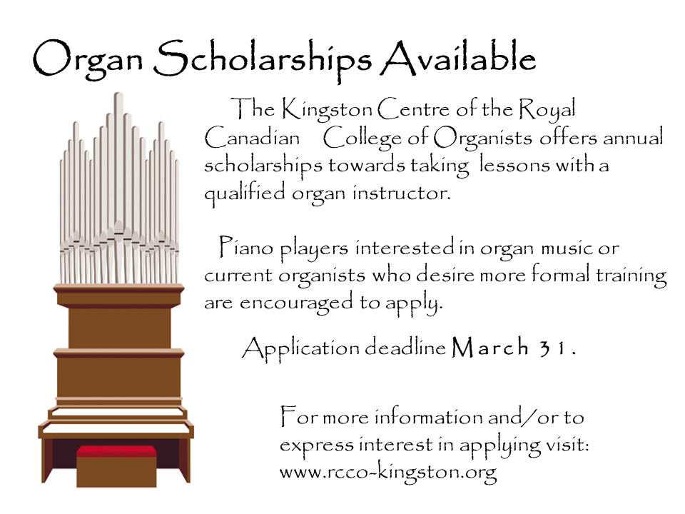 RCCO Organ Scholarship